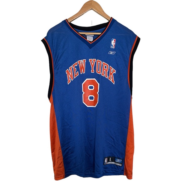 New York Knicks #8 Latrell Sprewell Basketball Jersey - Picture 1 of 10